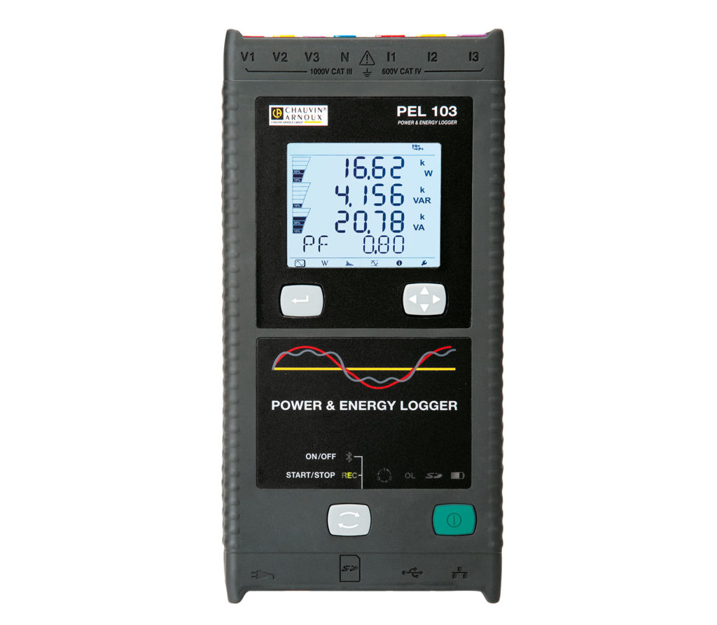 PEL103 Leistungs- und Energie-Recorder
